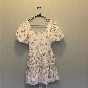 TCEC White Floral Dress